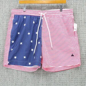 Brook Brothers Shorts Mens Large Multicolor American Flag Exclusive Edition NWT